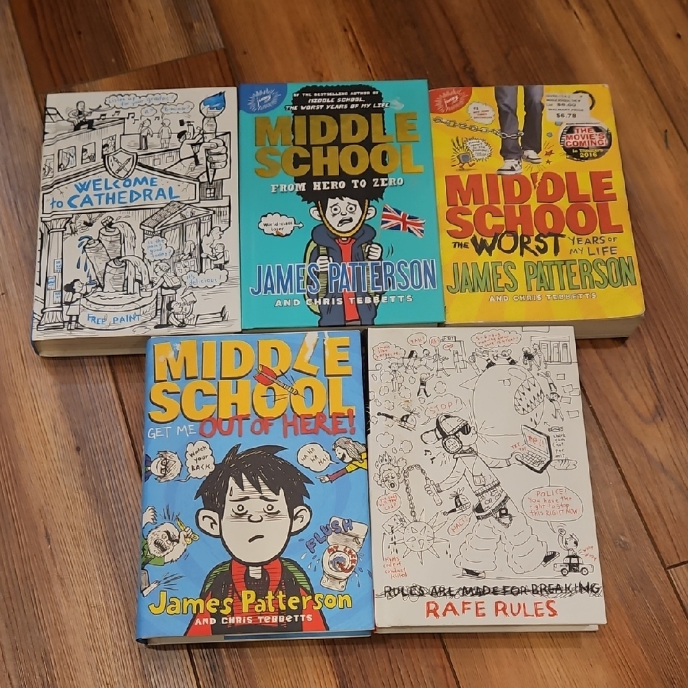 Middle School Book Set by - james Patterson
